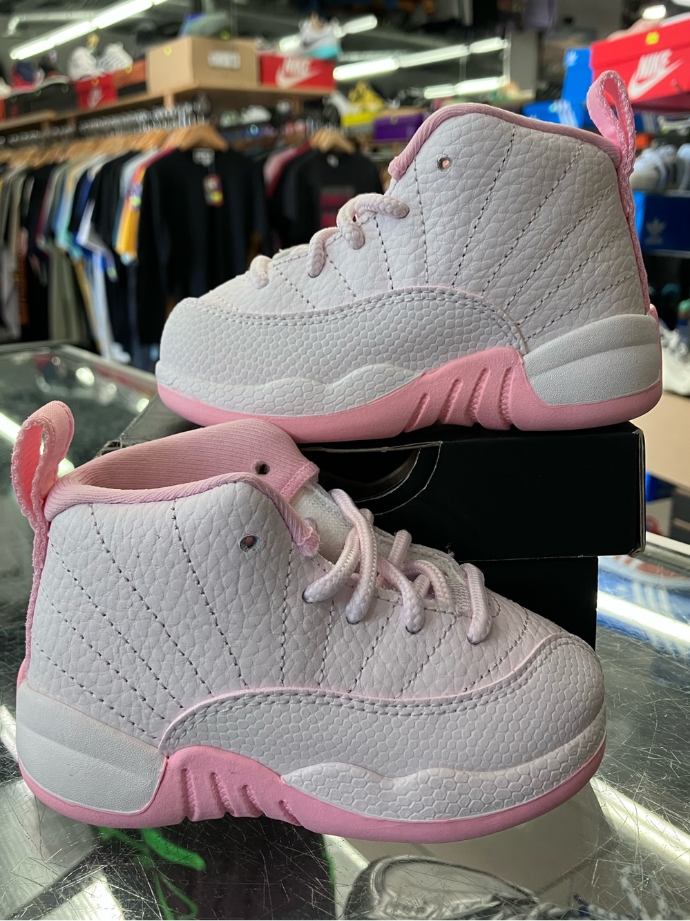 Air Jordan 12 Retro Toddler Pearl Pink Size 5C - Picture 1 of 9